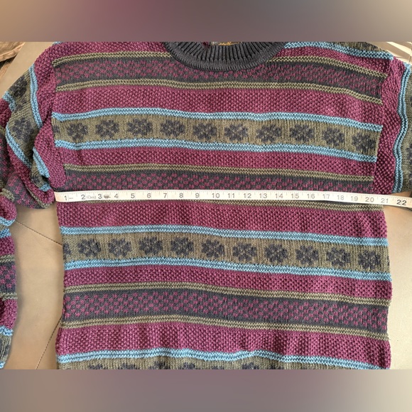 Vintage Eddie Bauer Chunky Crewneck Knit Sweater - Picture 3 of 6